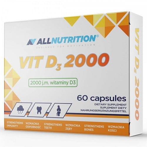 All Nutrition Vitamin D3 2000, 60 капс.