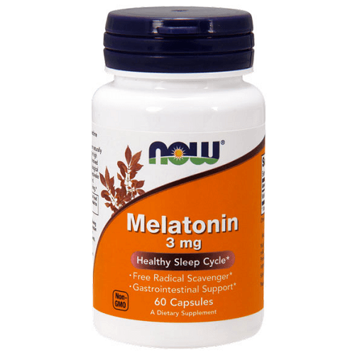 NOW Melatonin 3 mg, 60 caps