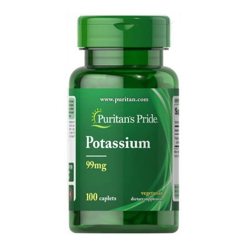Puritan's Pride Potassium 99mg, 100 tab