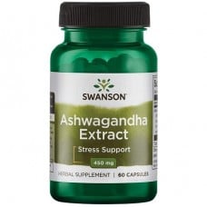 Swanson Ashwagandha Extract 450mg, 60 caps