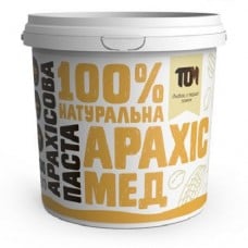 ТОМ Арахісова паста з натуральним медом, 1000 г.