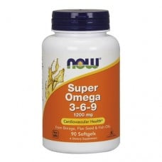 NOW Super Omega 3-6-9 1200 mg, 90 капс.