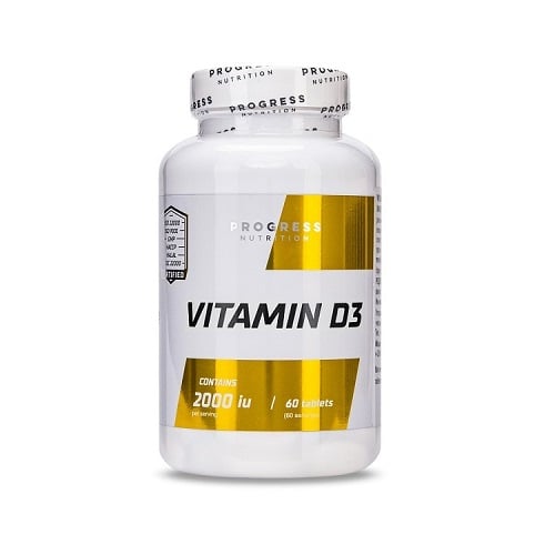 Progress Nutrition Vitamin D3, 60 tab