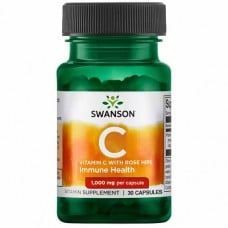 Swanson Vitamin C Rose Hips 1000mg, 30 капс.
